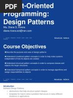 Object-Oriented Programming: Design Patterns: Ma. Diane S. Rivera