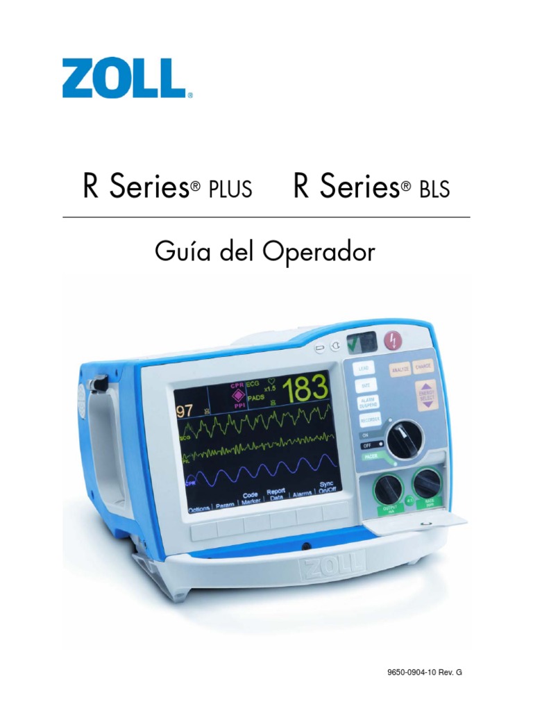 R Series Guía Del Usuario PDF | PDF | Reanimación cardiopulmonar ...