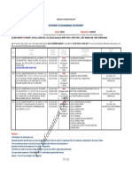 N O NL Y.: Statement of Encumbrance On Property