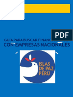 Guía para Buscar Financiamiento-OnG. ISLAS de PAZ PERU