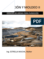 INFORME N° 1 DETERMINACION DE LA HUMEDAD. FUNDICON Y MOLDEO II