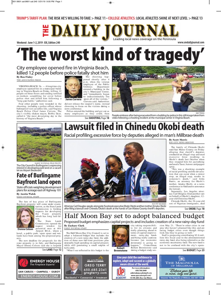 San Mateo Daily Journal 06-01-19 Edition | PDF | Dental Degree | Theft