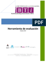 Iniciativa Mundial Sobre Tendencias de La Lactancia Materna - Wbti Cuestionario Explicado