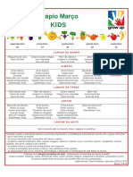 Cardã¡pio Kids Marã o 26 A 29 PDF