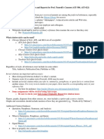 FAQ For Writing Papers and Reports For DR Foxwell%u2019s Courses