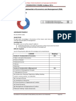 FOUNDATION COURSE - Syllabus 2016 Paper 1: Fundamentals of Economics and Management (FEM) Syllabus Structure