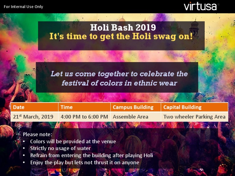 corporate holi mailer
