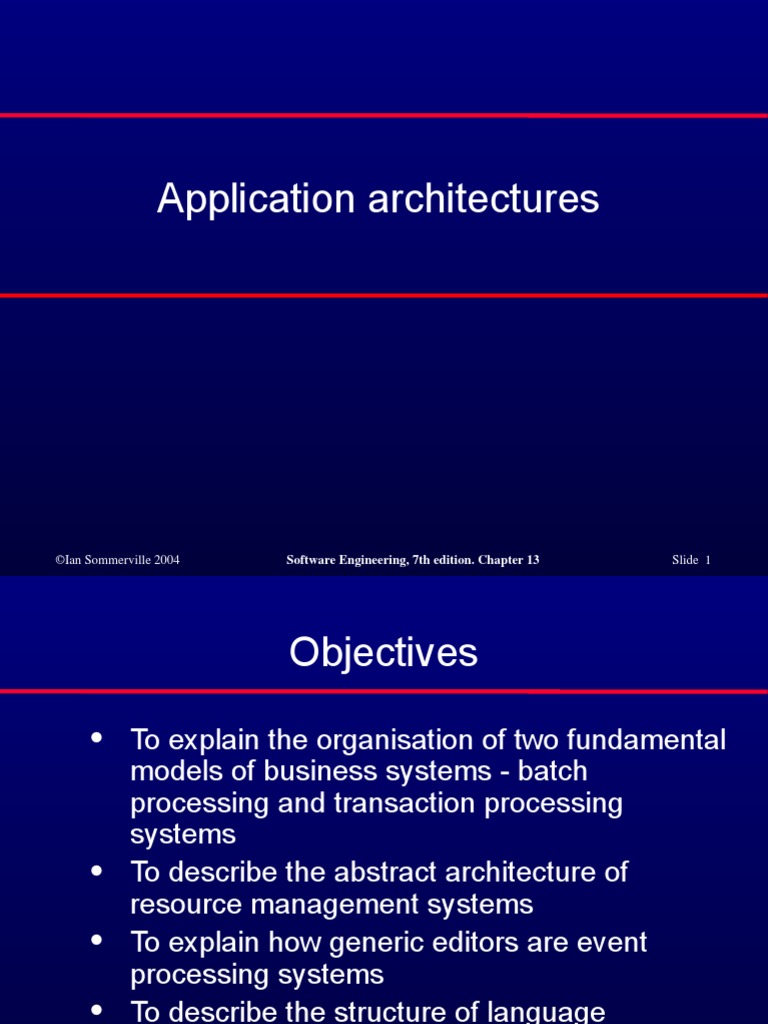 Software Engineering Chapter 13 | PDF | Web Application | Databases