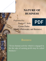 Business Nature & Philosophy