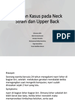 Laporan Kasus Pada Neck Strain Dan Upper Back Kel. 1