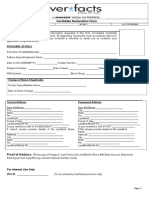 Candidate Declaration Form