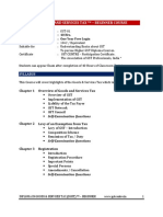 Syllabus - GST Beginner