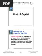 Cost of Capital Slides PDF