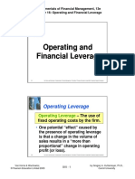 Operating and Financial Leverage Slides PDF