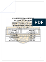 Marketing Management and STP of Harley Davidson.docx