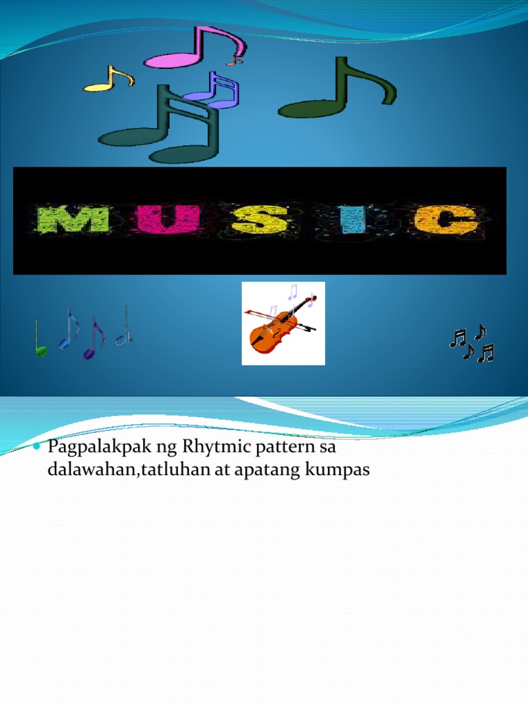 Music Lesson 1 Notes