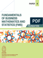 Foundation-Paper4-Fundamentals of Business Mathematics and Statistics