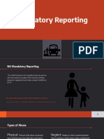 Mandatory Reporting