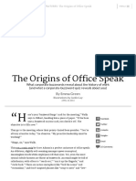 The Origins of Office Speak - The Atlantic PDF