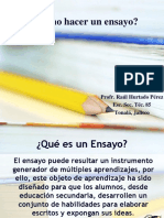 Como Realizar El Ensayo PDF