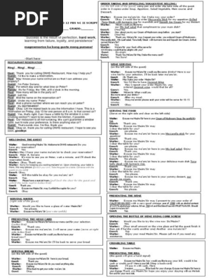 FBS NC II Assesment Script