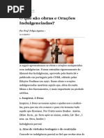 orações indulgenciadas