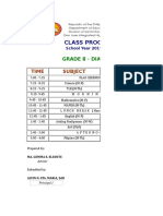 Class Program Topaz 2019 2020