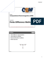 Finite Difference Method: Computational Electromagnetics (CEM)