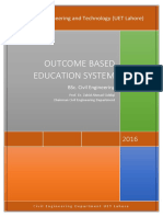 Outcome Based Education System: University of Engineering and Technology (UET Lahore)
