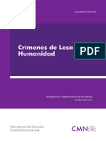 Libro - Elementos Contextuales Crimen Lesa Humanidad - Jurisprudencia - Doctrina - Case Matrix Network