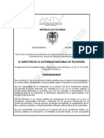 130715-Proyecto de Resolucion Asignacion de Frecuencias