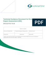 Technical Guidance Document For Environmental Impact Assessment (EIA)