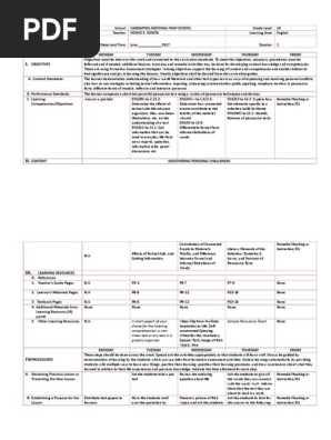 English DLL G10 First Quarter