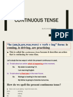 Continuous Tense