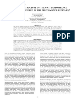 Internal Structure of the Unit Performance Construct as Measured by the Performance Index