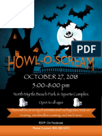 Howl o Scream Flyer