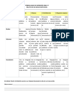 Rúbrica Base de Expresión Oral 5º Noticia