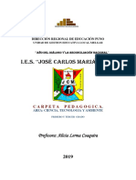 Carpeta Pedagogica 2018