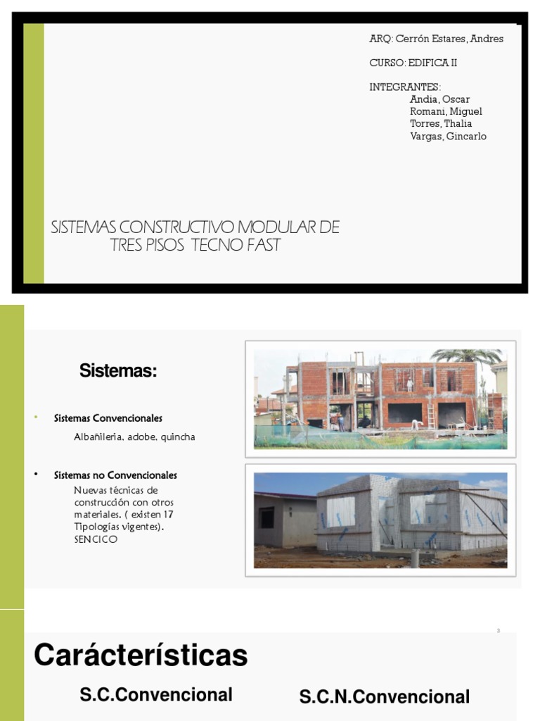 Sistema Modular Tecno Fast de 3 Pisos | PDF | Presupuesto | Ingeniería ...