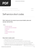 Self-Service Short Codes - T-Mobile Support