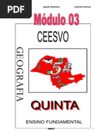 Apostila Ensino Fundamental CEESVO - Geografia - Módulo 03