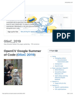 GSoC - 2019 Opencv:Opencv Wiki GitHub