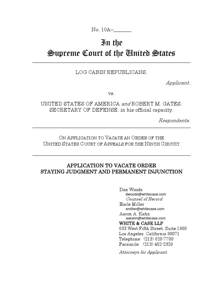 Application to vacate pdf don t ask precedent