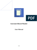 Icecream Ebook Reader User Manual