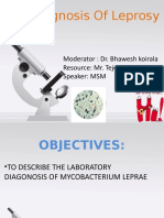 Lab Diagnosis of Leprosy: Moderator: Dr. Bhawesh Koirala Resource: Mr. Tejendra Pandit Speaker: MSM