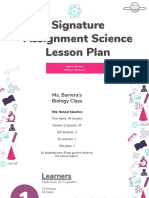 Signature Assignment Science Lesson Plan