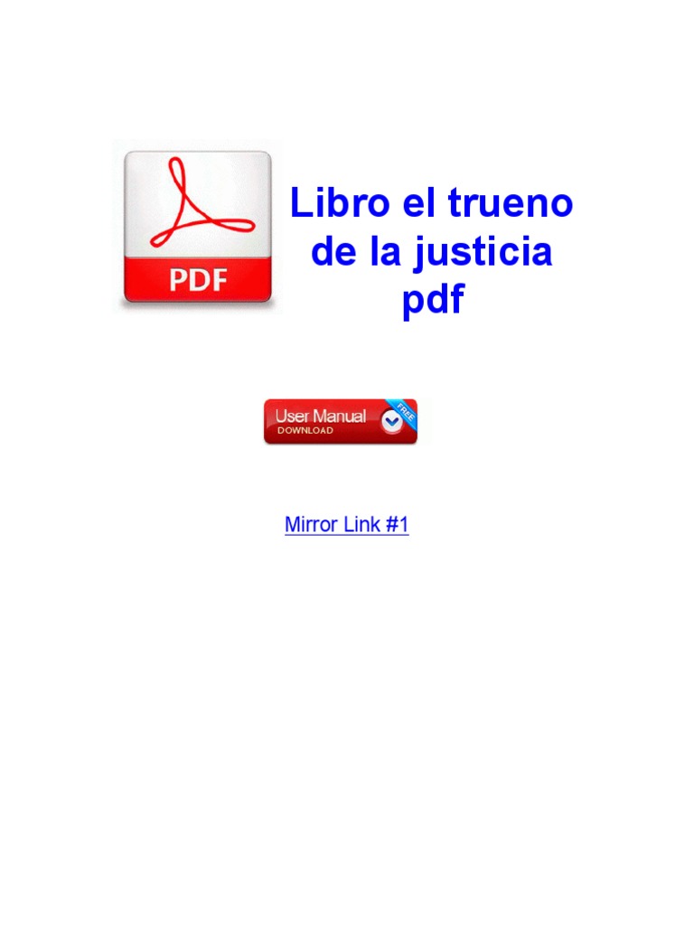 El Trueno de la Justicia PDF Download | PDF | Antivirus Software ...