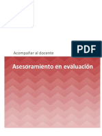 Asesoramiento en Evaluación