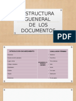 Estructura General de Los Documentos
