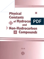 DS4A - (1971) Physical Constants of Hydrocarbons C1 To C10